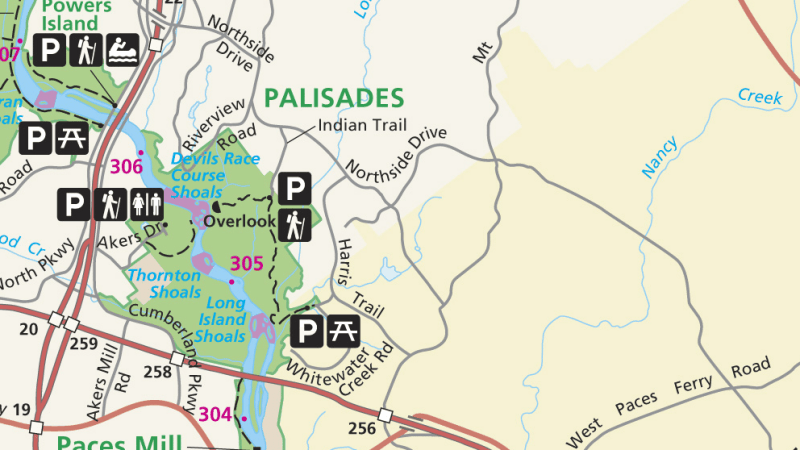 Buckhead's Best Hike is in the Palisades area of the Chattahoochee National Rec Area
