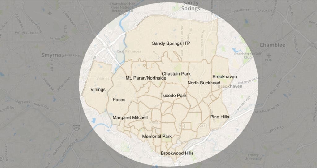 buckhead official map explore buckhead atlanta