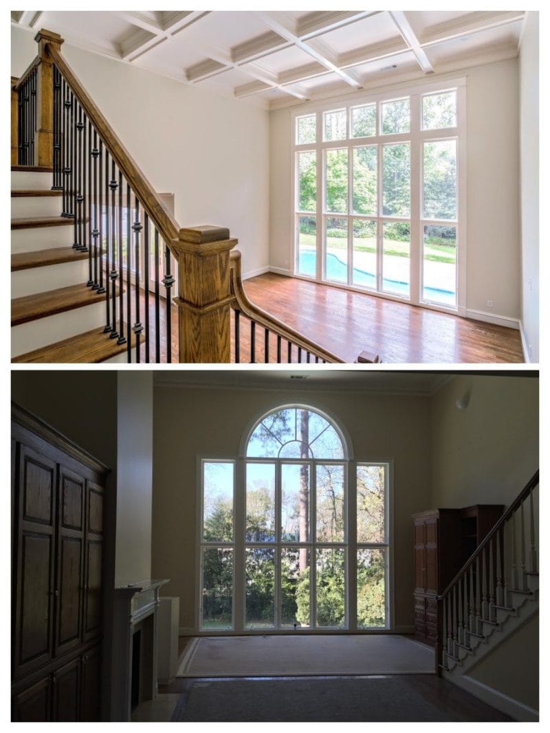 Buckhead Home Renovation Before and After Family Room