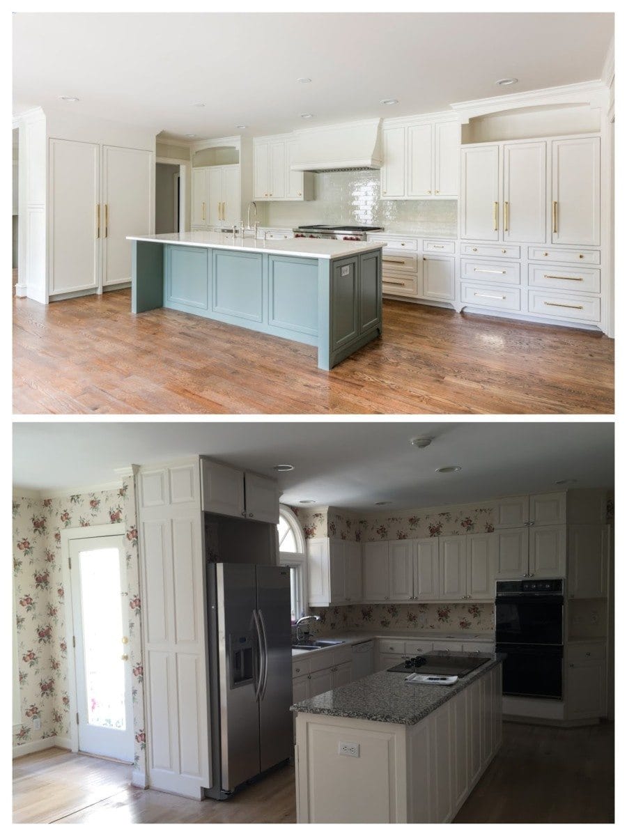 Buckhead Home Renovation Before and After Kitchen