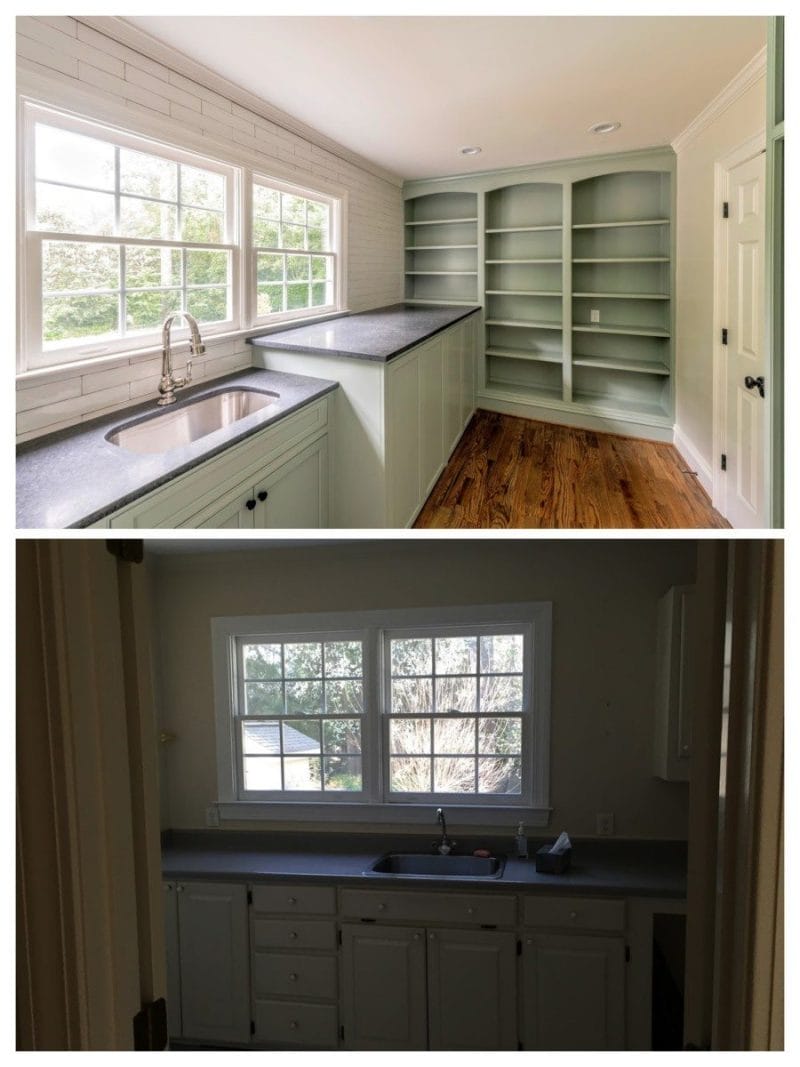 Buckhead Home Renovation Before and After Laundry room